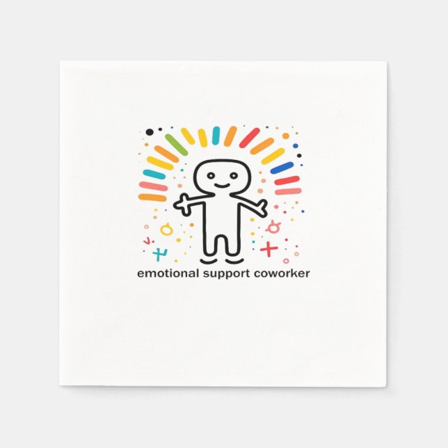 Emotionale Helferhilfe Serviette (Vorderseite)