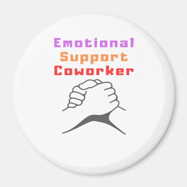 Emotionale Hilfe Bester Mitarbeiter Magnet (Vorne)