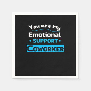 Emotionale Hilfe Coworker Funny Sloth Serviette