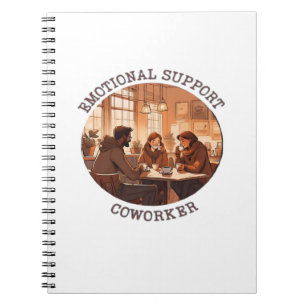 Emotionale Hilfe Coworker Whimsical Office Ally Cl Notizblock