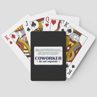 Emotionale Hilfe Coworker work Bestie Anstellung E Spielkarten