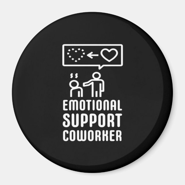Emotionale Hilfe für Text und grafische Gestaltung Magnet (Vorne)