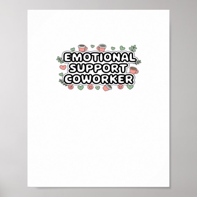 Emotionale Hilfe Mitarbeiter Classic V2 Classic Poster (Vorne)