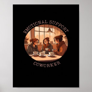 Emotionale Hilfe Mitarbeiter Motivierend Office Co Poster