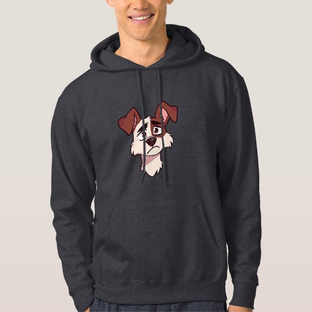 Emotionale Hund-Illustration Kapuzenpullover Hoodie (Vorderseite)