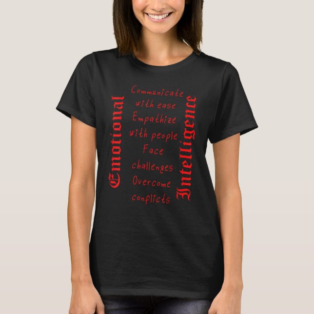 Emotionale Intelligenz T-Shirt (Vorderseite)
