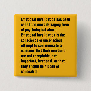 Emotionale Invalidation ist… genannt worden Button