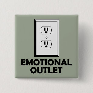 Emotionale Outlet Funny Button Abzeichen Button