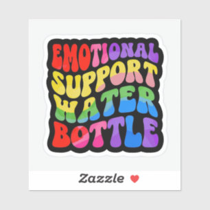 emotionale Stützwasserflasche Aufkleber