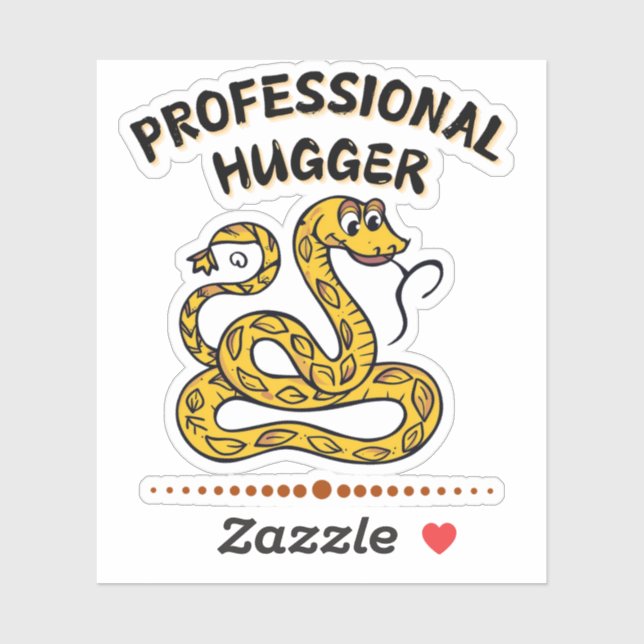 Emotionale Unterstützung: Coils Edition 🐍 Aufkleber (Blatt)