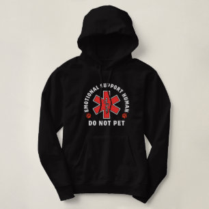 Emotionale Unterstützung des Menschen Hoodie