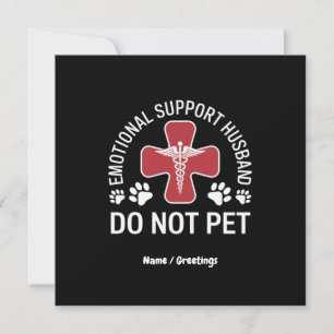 Emotionale Unterstützung Ehemann nicht Paws funny  Einladung