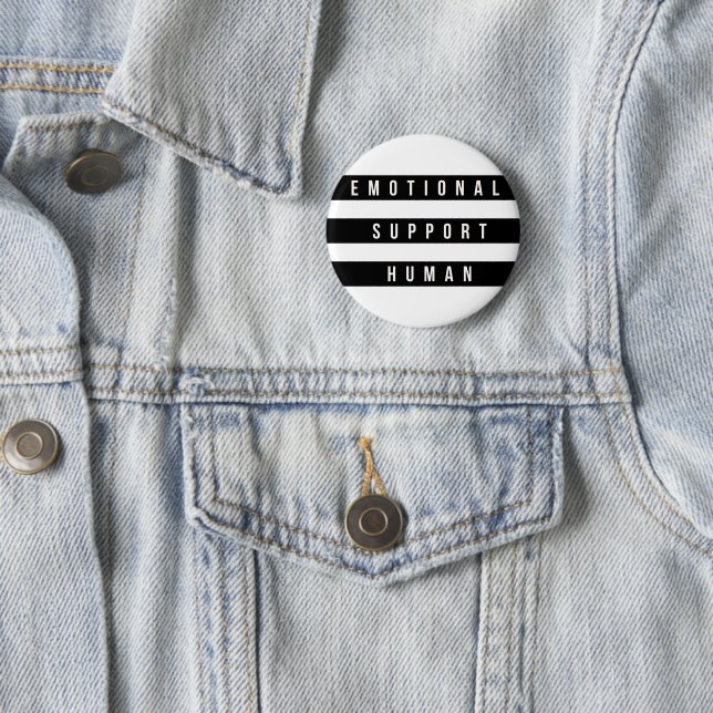 Emotionale Unterstützung für das menschliche Inspi Button (Beispiel)