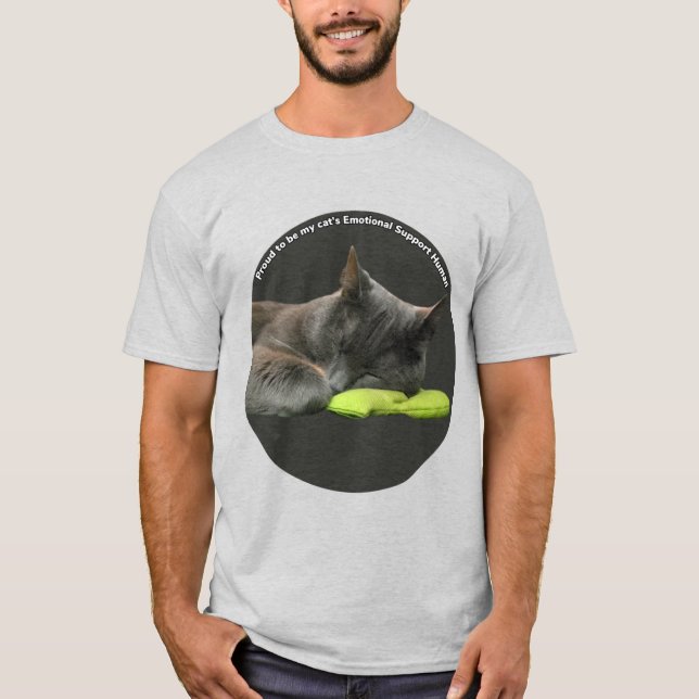 Emotionale Unterstützung für meine Katze T-Shirt (Vorderseite)