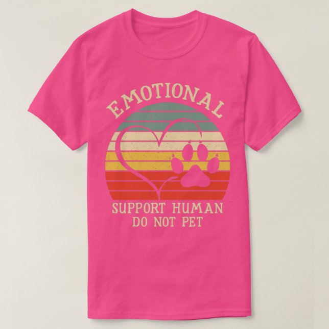 Emotionale Unterstützung für Menschen nicht Hausti T-Shirt (Design vorne)