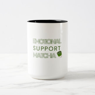 Emotionale Unterstützung Matcha Lustiges Matcha La Zweifarbige Tasse