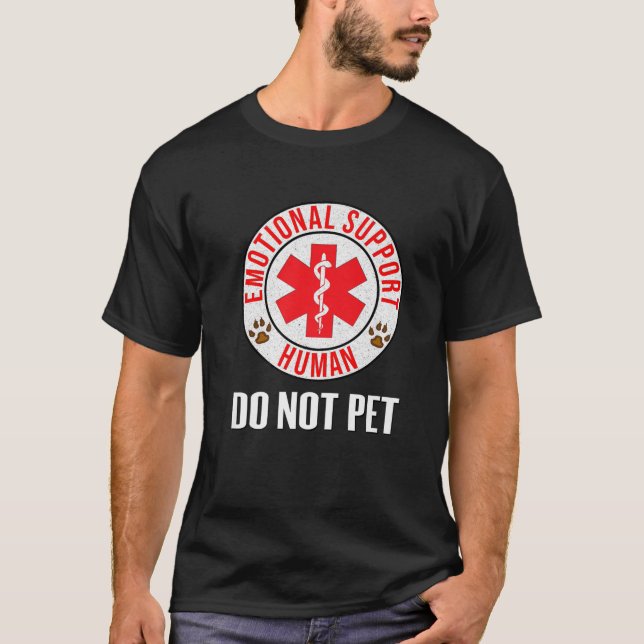 Emotionale Unterstützung Mensch nicht Begleiter -  T-Shirt (Vorderseite)