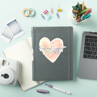 Emotionale Unterstützung Mitarbeiter Arbeit Bestie Aufkleber