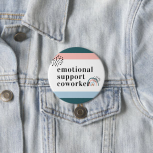 Emotionale Unterstützung Work Bestie Coworker Gi Button