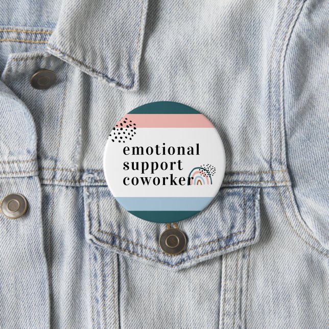 Emotionale Unterstützung | Work Bestie Coworker Gi Button (Beispiel)