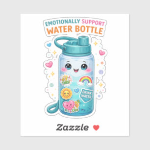 Emotionale Unterstützungs-Wasser individuell zuges Aufkleber