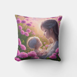 Emotionale Verbindung zwischen einem Baby und eine Kissen
