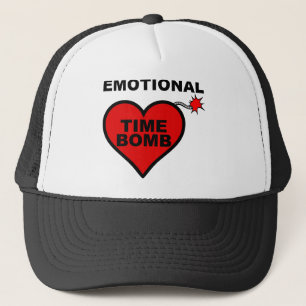 Emotionale Zeitbombe Funny Ball Cap Trucker Hat Truckerkappe
