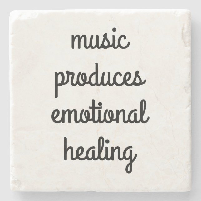 Emotionaler Heilmarmor Stone Untersetzer (Vorderseite)