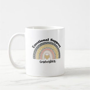 Emotionaler Helfer für Spaß Kaffeetasse