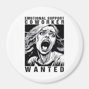 Emotionaler Helfer Gewollt Funny Office-Arbeit Magnet