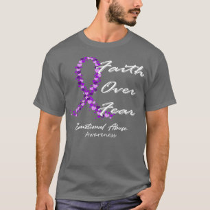 Emotionaler Missbrauch Bewusstsein über Angst in d T-Shirt