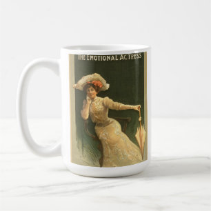 Emotionaler Schauspielerin 1906 Kaffeetasse