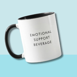 Emotionaler Support - Lustige Kaffeemaschine-Tasse Tasse