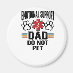 Emotionaler Unterstützer Vater Nicht Streicheln Vi Magnet