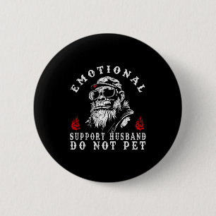 Emotionaler Unterstützung-Ehemann nicht streicheln Button