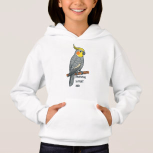 Emotionaler Unterstützungsvogel Nymphensittich Hoodie