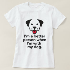 Emotionales Hunddesign T-Shirt