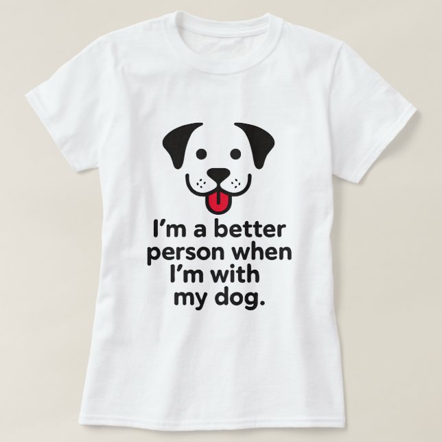 Emotionales Hunddesign T-Shirt (Design vorne)