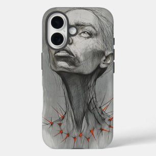emotionales Porträt mit Dorn  iPhone 16 Hülle