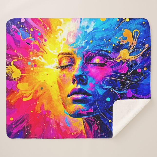 Emotionales Strahlungsportrait Sherpadecke (Vorderseite (Horizontal))