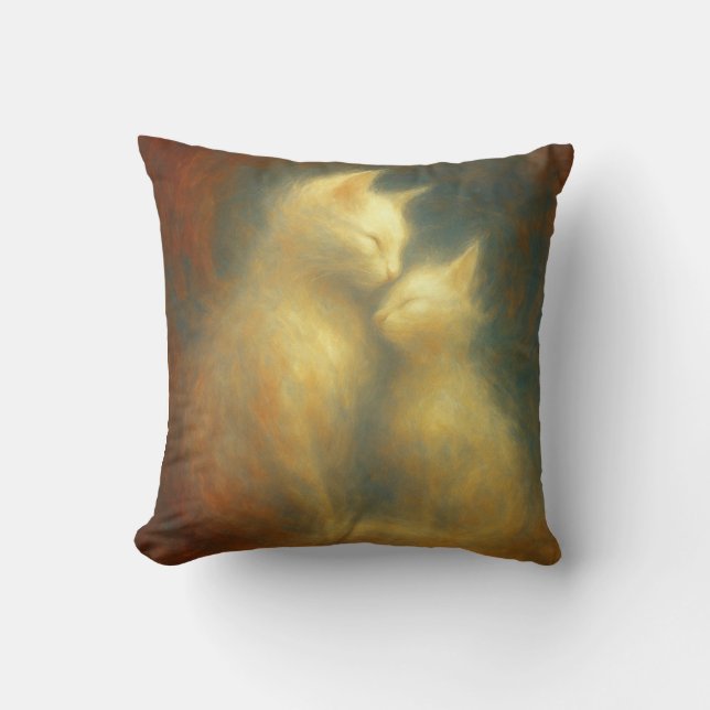 EmotionCat-Liebe Nr. 001 — Pillow Kissen (Vorderseite)