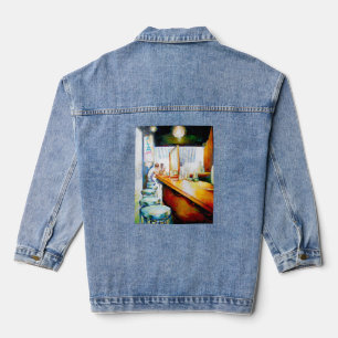 Emotionell zu motivieren, Logik zu rechtfertigen Jeansjacke