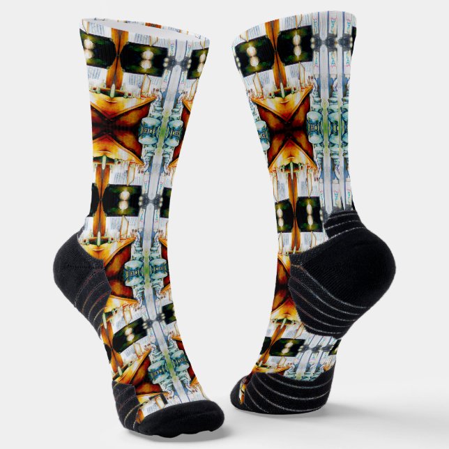 Emotionell zu motivieren, Logik zu rechtfertigen Socken (Gewinkelt)