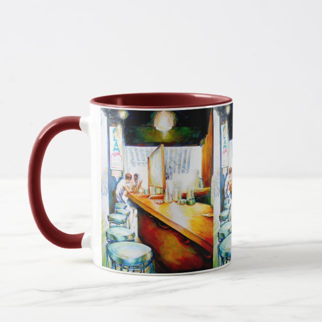 Emotionell zu motivieren, Logik zu rechtfertigen Tasse (Links)