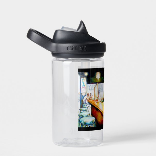 Emotionell zu motivieren, Logik zu rechtfertigen Trinkflasche (rechts)