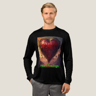 Emotionen des Herz-Langschläfer-T-Shirts Tri-Blend Shirt