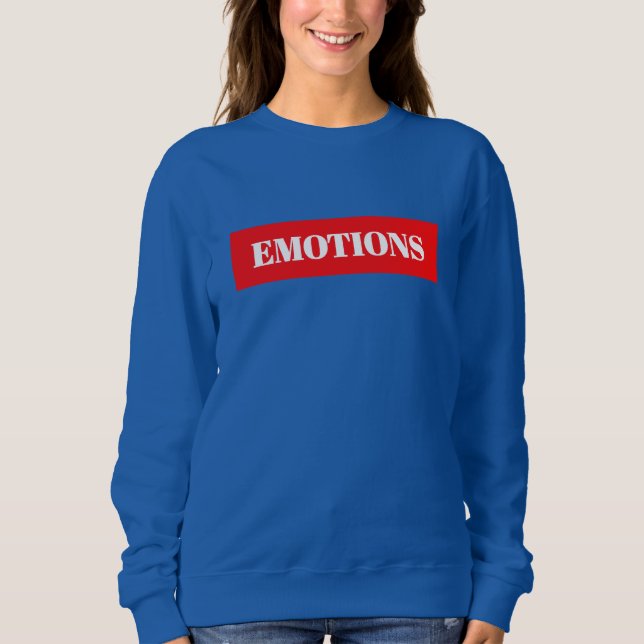 Emotionen Sweatshirt (Vorderseite)