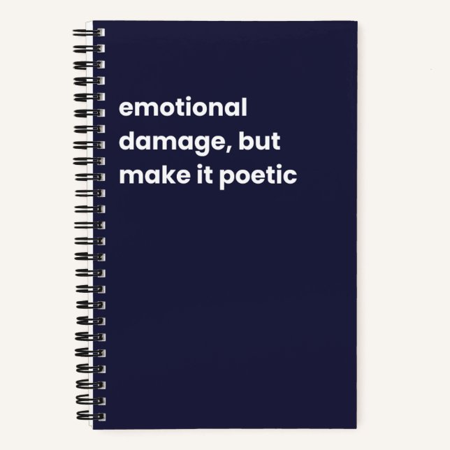 Emotionsschaden Notizbuch (Vorderseite)