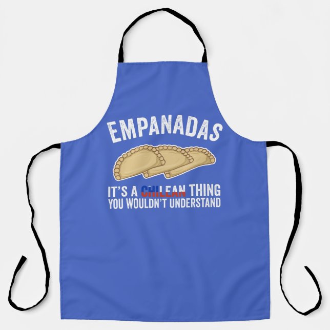 Empanadas Es ist eine chilenische Sache, die man n Schürze (Vorderseite)