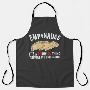 Empanadas Es ist eine peruanische Sache, die man n Schürze